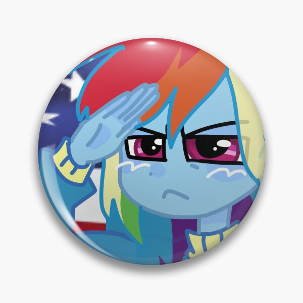 Item preview, rainbowdash american salute designed and sold by bunikkle.