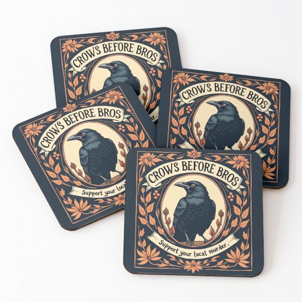 Item preview, Crows Before Bros Support Your Local Murder  designed and sold by ArtFromBeyond.