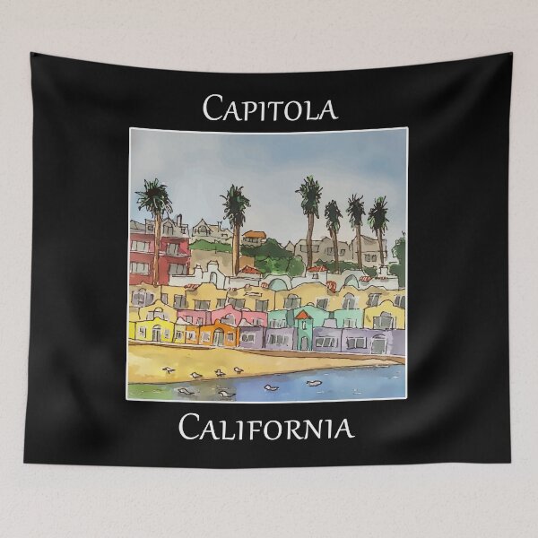 Item preview, Cute little houses in Capitola California designed and sold by welshdesigns.