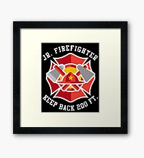 Jr Firefighter Framed Print