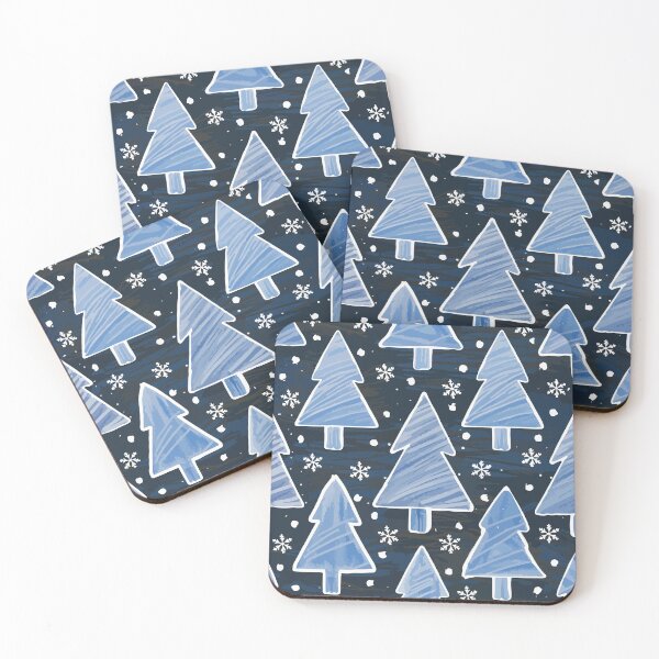 Item preview, blue and white christmas designed and sold by Krasnovaovaova.
