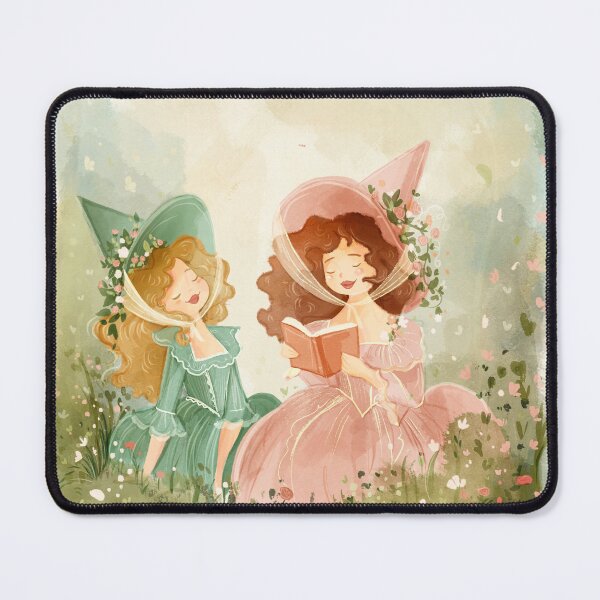 Item preview, Spring Witch Reading Illustration  designed and sold by Artofstephmarie.