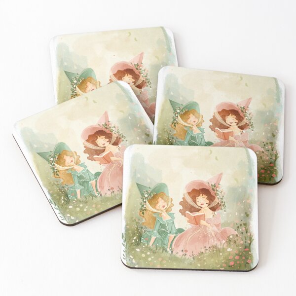 Item preview, Spring Witch Reading Illustration  designed and sold by Artofstephmarie.