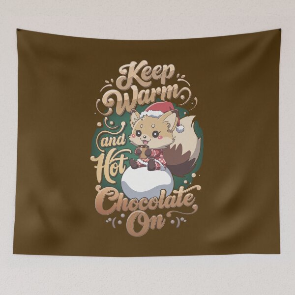 Item preview, KEEP WARM & HOT-CHOCOLATE ON! designed and sold by SharingLove.