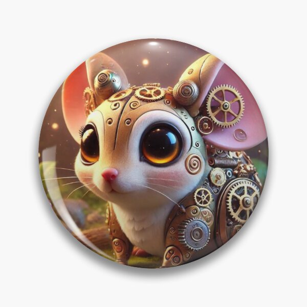 Item preview, Steampunk Deer Mouse designed and sold by Sillytoe.