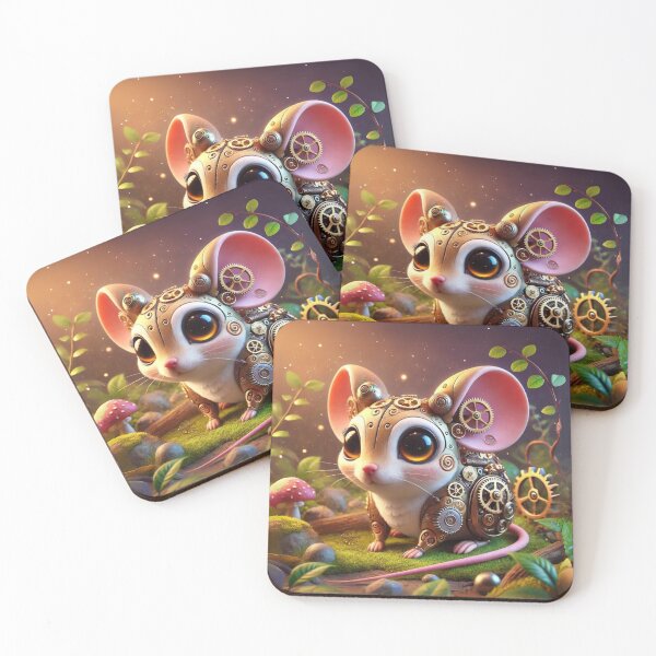 Item preview, Steampunk Deer Mouse designed and sold by Sillytoe.