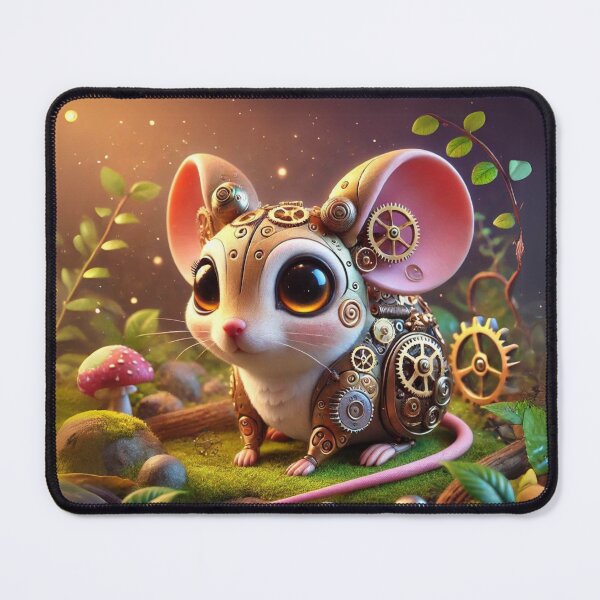 Item preview, Steampunk Deer Mouse designed and sold by Sillytoe.