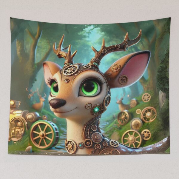 Item preview, Steampunk Deer designed and sold by Sillytoe.