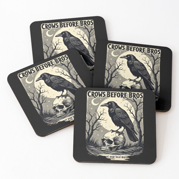 Item preview, Crows Before Bros Support Your Local Murder  designed and sold by ArtFromBeyond.