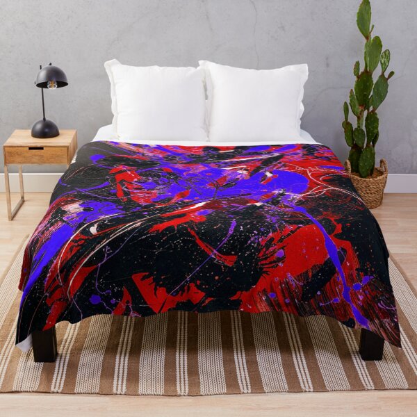 Item preview, Abstract Explosion - Red, Blue designed and sold by Exodoi.