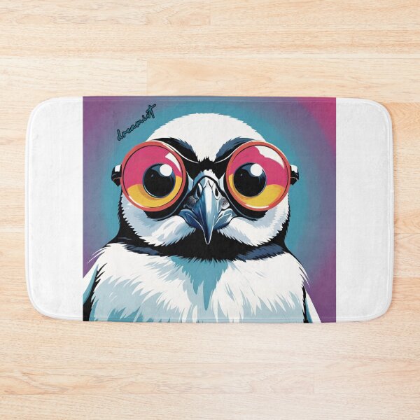 Item preview, Bottle Glasses Penguin designed and sold by DreamistStore.