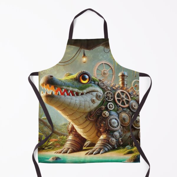 Item preview, Steampunk Deinosuchus designed and sold by Sillytoe.