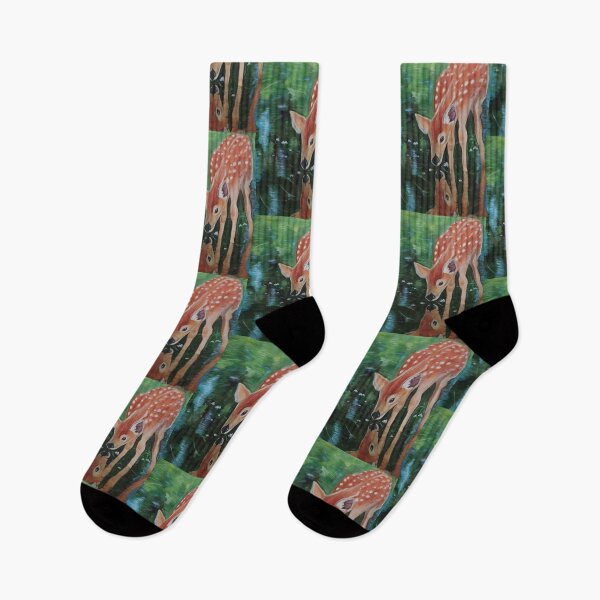 Item preview, Deer Looking in Water Painting designed and sold by IgorAndMore.