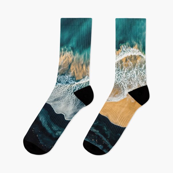 Item preview, Aerial Ocean Waves and Sandy Shoreline Texture designed and sold by regnumsaturni.