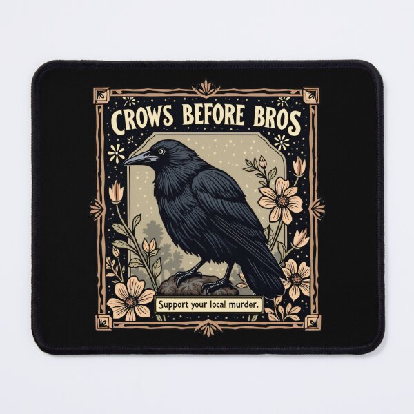 Item preview, Crows Before Bros Support Your Local Murder  designed and sold by ArtFromBeyond.