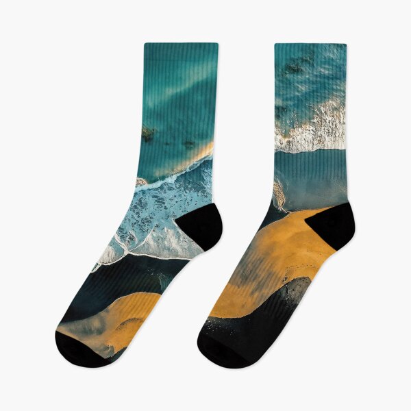 Item preview, Aerial Ocean Waves and Sandy Curves designed and sold by regnumsaturni.