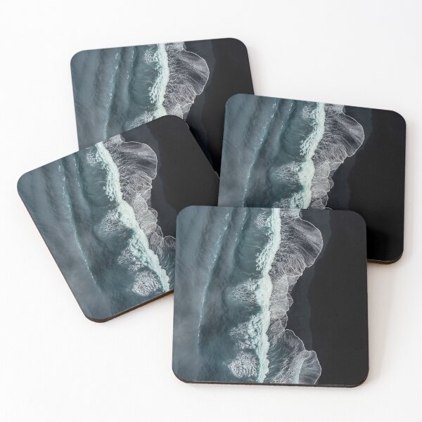 Item preview, Mesmerizing Aerial View of Ocean Waves Crashing Against the Shoreline designed and sold by regnumsaturni.