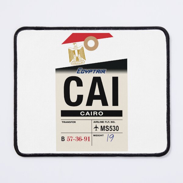 Item preview, Cairo (CAI) Egypt Airline Luggage Tag designed and sold by travelwitheric.