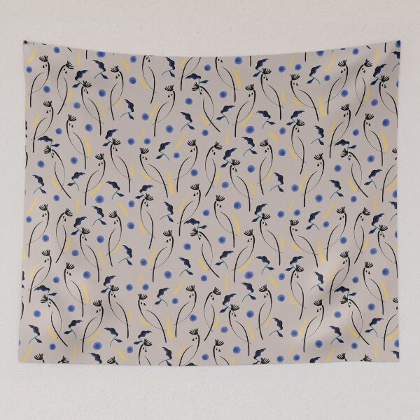 Item preview, Bird And aFlower Pattern designed and sold by Moojan Azar.