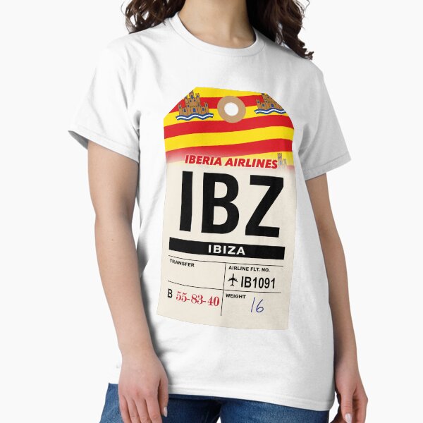 Item preview, Ibiza (IBZ) Spain Airline Luggage Tag designed and sold by travelwitheric.