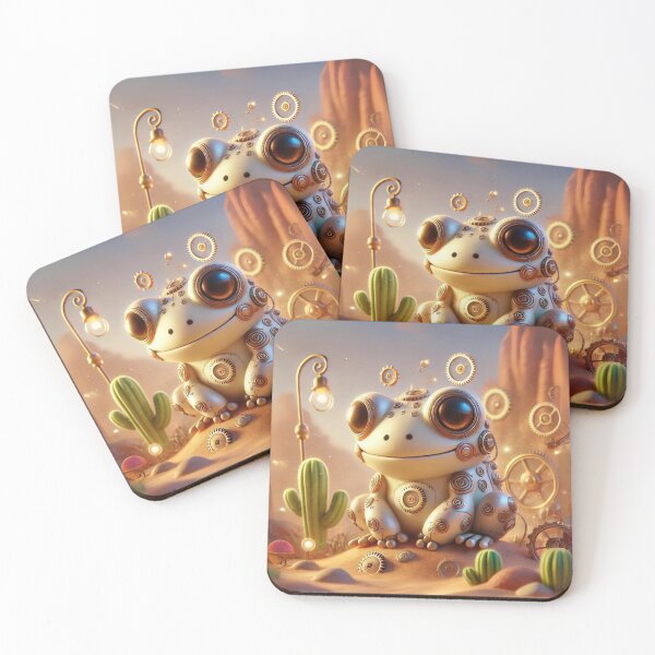 Item preview, Steampunk Desert Rain Frog designed and sold by Sillytoe.