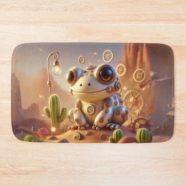 Item preview, Steampunk Desert Rain Frog designed and sold by Sillytoe.