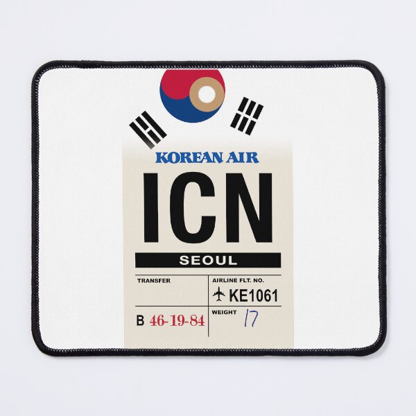Item preview, Seoul (ICN) South Korea Airline Luggage Tag designed and sold by travelwitheric.