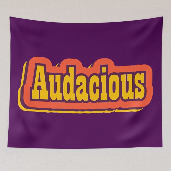 Item preview, Audacious Retro Typography  designed and sold by ArtNoveltee.