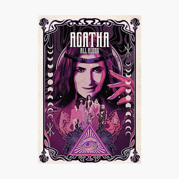 Item preview, Agatha All Along - Ballad of the Witches road poster designed and sold by ifse.