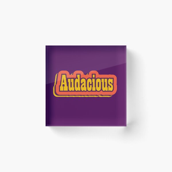 Item preview, Audacious Retro Typography  designed and sold by ArtNoveltee.