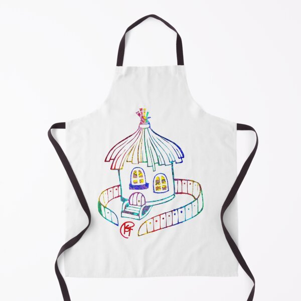 Item preview, Fairy Tiki Hut Art designed and sold by Kalli Taub Art.