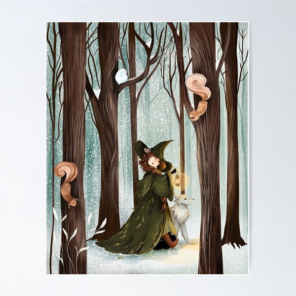 Item preview, Flora Hillflower Illustration  designed and sold by Artofstephmarie.