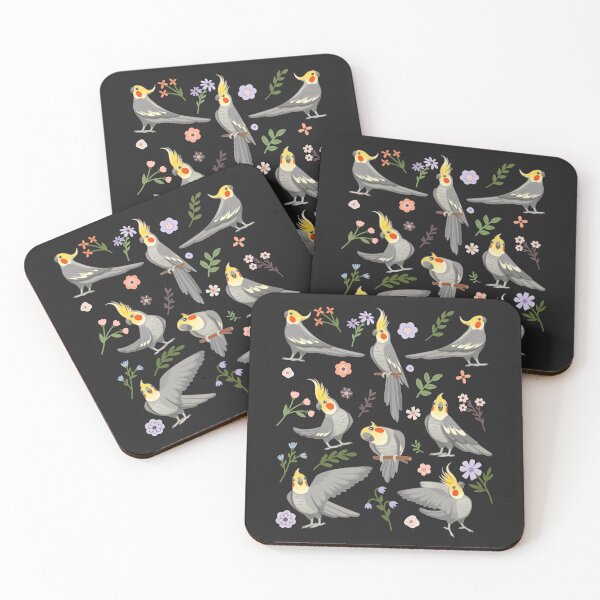 Item preview, Cockatiel Flowers designed and sold by Clara Hollins.