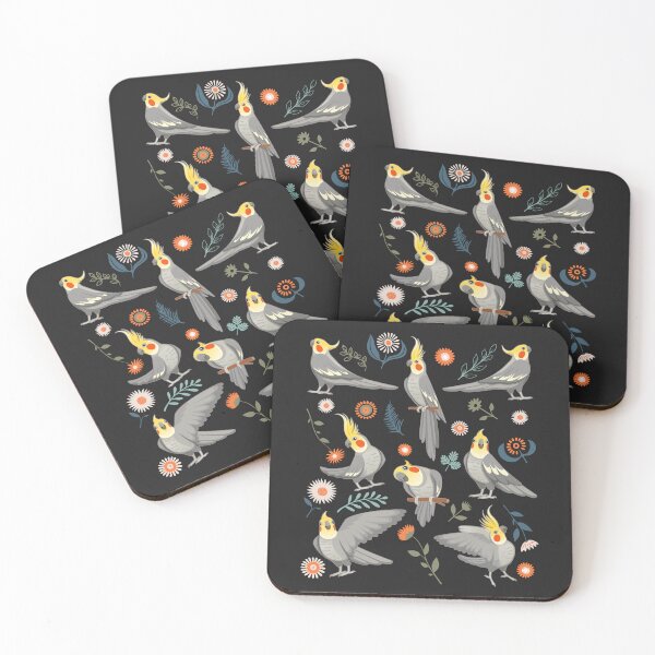 Item preview, Cockatiel Flowers designed and sold by Clara Hollins.