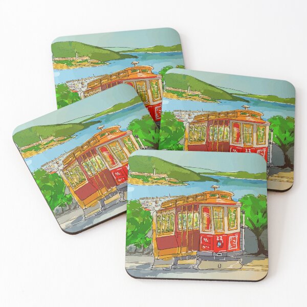 Item preview, Cute Street cars in San Francisco California designed and sold by welshdesigns.