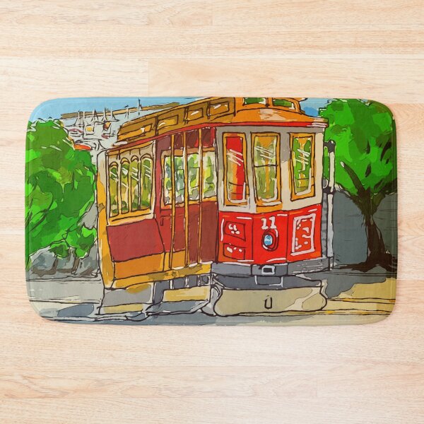 Item preview, Cute Street cars in San Francisco California designed and sold by welshdesigns.