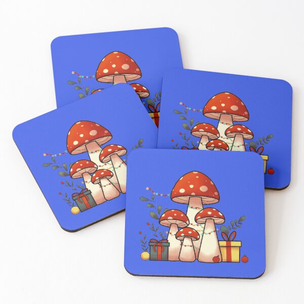 Item preview, Festive Fungi - Christmas Mushroom Trees with Lights designed and sold by Rawecz Studio.