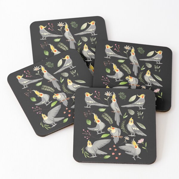 Item preview, Cockatiel Flowers designed and sold by Clara Hollins.