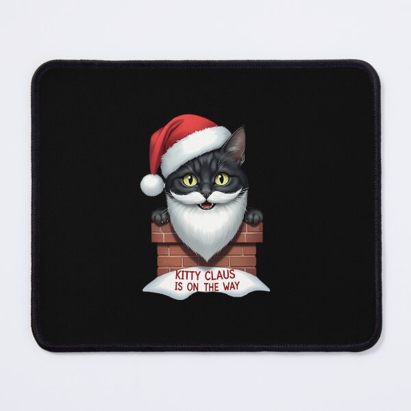 Item preview, Funny Christmas Kitty Claus Is On The Way designed and sold by HolidayT-Shirts.