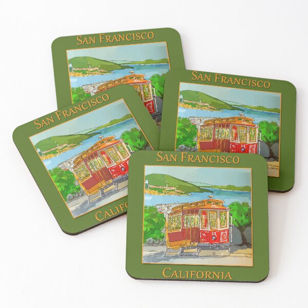 Item preview, Cute Street cars in San Francisco California designed and sold by welshdesigns.