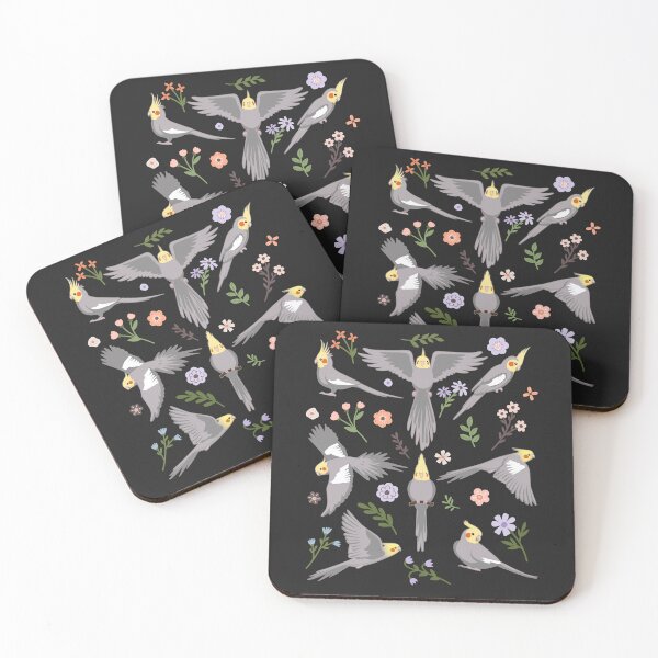 Item preview, Cockatiel Flowers designed and sold by Clara Hollins.