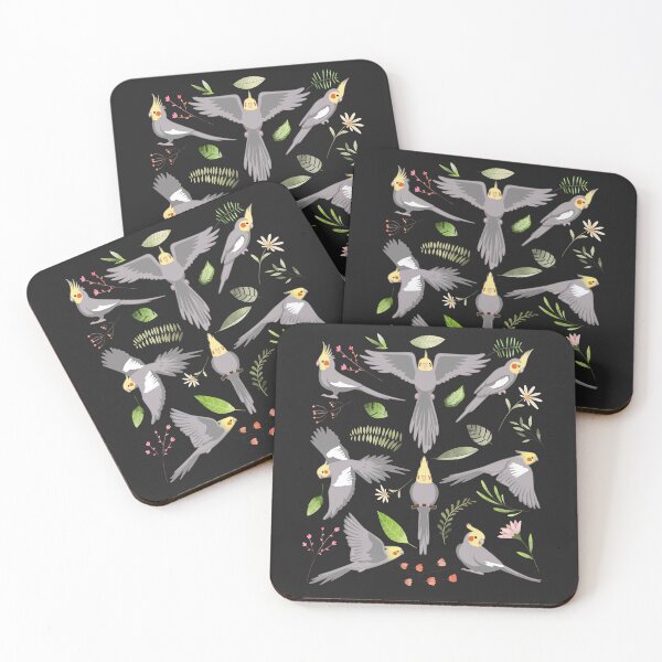 Item preview, Cockatiel Flowers designed and sold by Clara Hollins.