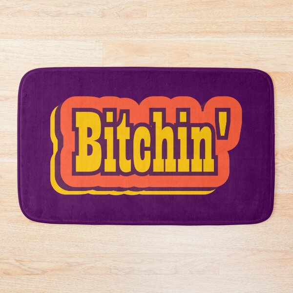 Item preview, Bitchin’ Retro Typography, Colorful 80s Slang Word designed and sold by ArtNoveltee.