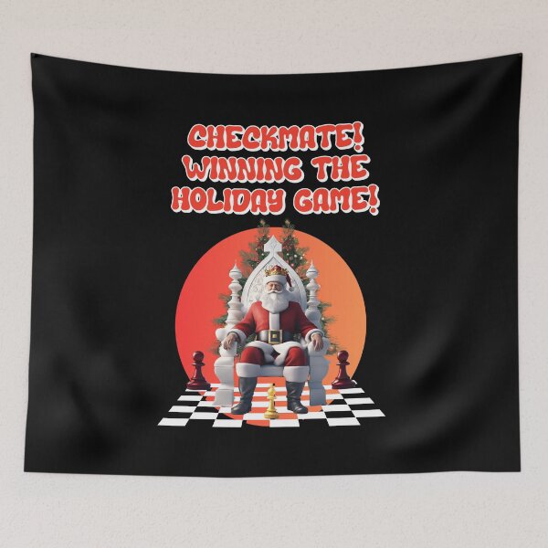 Item preview, Checkmate! Winning The Holiday Game! Santa Claus Christmas Design designed and sold by signshirtz.