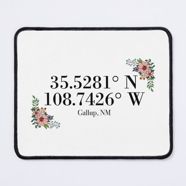 Item preview, Gallup, NM Coordinates designed and sold by mynameisliana.