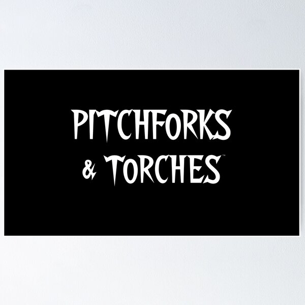 Aperçu de l'œuvre Fourches et torches tm - À pointes créée et vendue par Pitchforks & Torches TM.