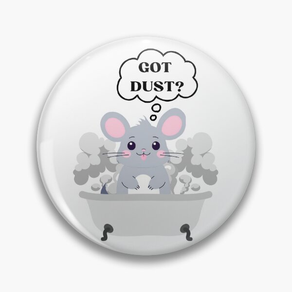 Item preview, Chinchilla in Bathtub asking, "Got Dust?" designed and sold by vwagenet.