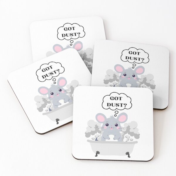 Item preview, Chinchilla in Bathtub asking, "Got Dust?" designed and sold by vwagenet.