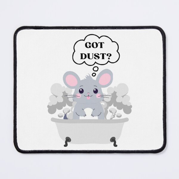 Item preview, Chinchilla in Bathtub asking, "Got Dust?" designed and sold by vwagenet.