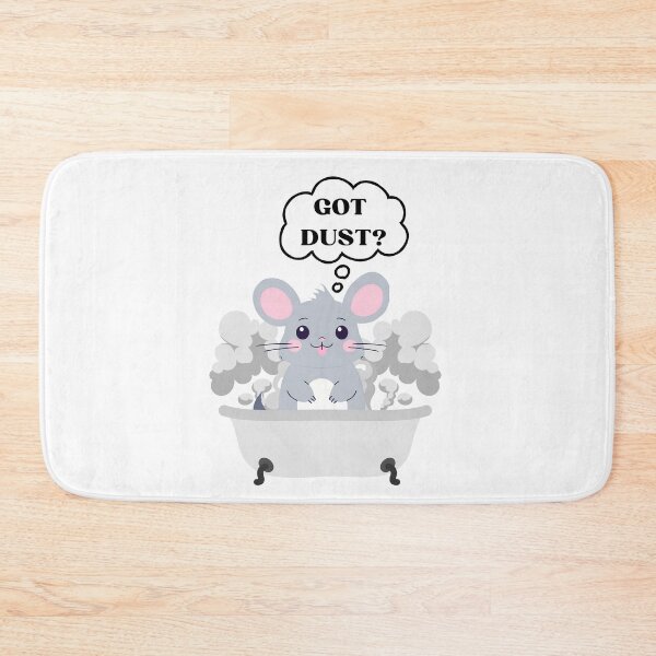 Item preview, Chinchilla in Bathtub asking, "Got Dust?" designed and sold by vwagenet.